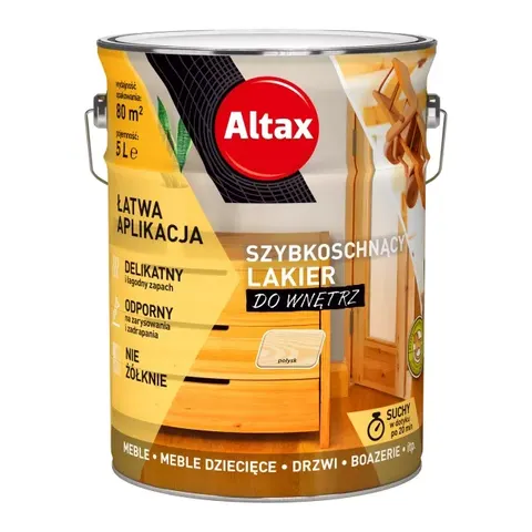 Altax Szybkoschnący Lakier Do Wnętrz Połysk 5L