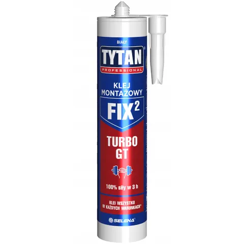 Klej montażowy Selena Tytan Professional FIX² GT Biały 290ml