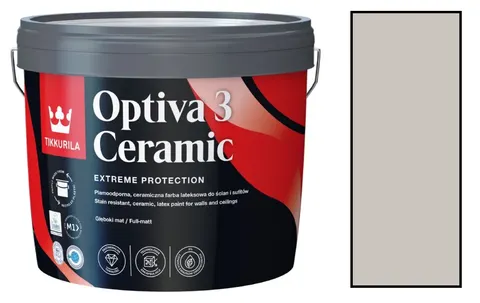 TIKKURILA Optiva Ceramic Matt 3 9l KOLOR H487 Pumice