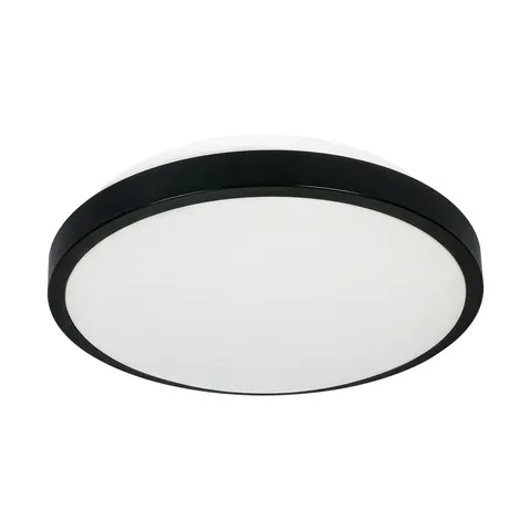SELENE plafon 2xE27, max. 2x60W, czujnik mikrofalowy, IP54, czarny