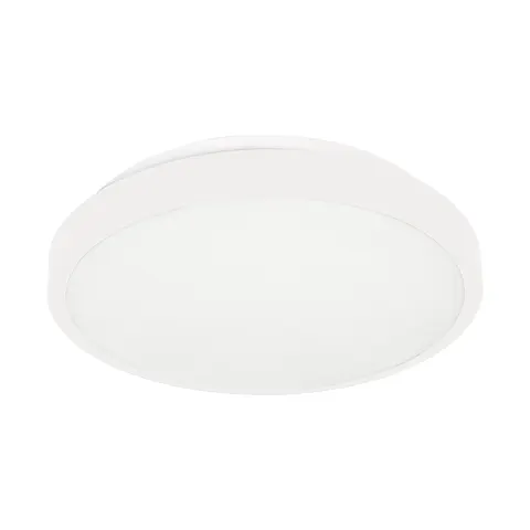 SELENE plafon 2xE27, max. 2x60W, czujnik mikrofalowy, IP54, biały