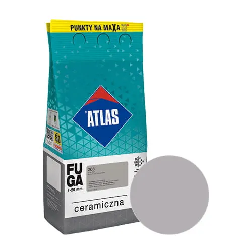 ATLAS Fuga ceramiczna 034 jasnoszary 5kg