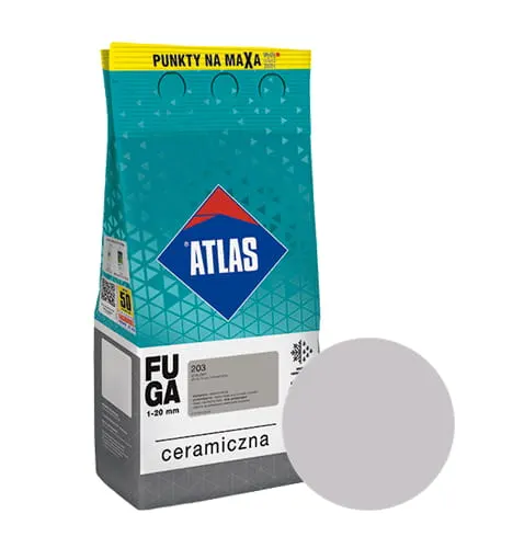 ATLAS Fuga ceramiczna 202 popielaty 5kg