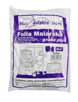BLUE DOLPHIN folia malarska gruba plus 4x5m
