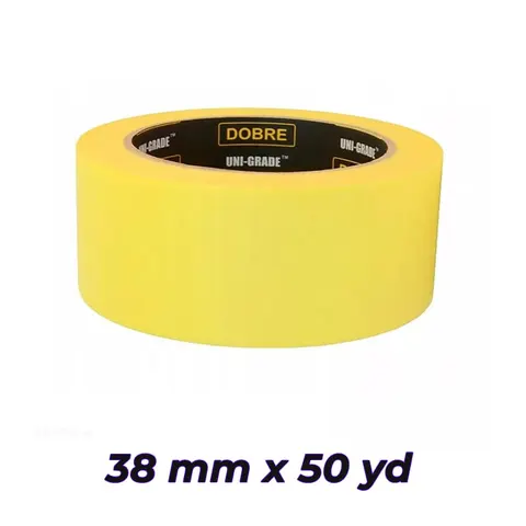 UNI-GRADE taśma malarska 38mm x 50yd papierowa żółta