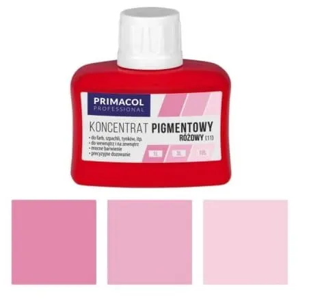 PRIMACOL Pigment do farb i tynków różowy 80 ml – nr 11