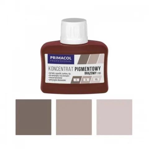 PRIMACOL Pigment do farb i tynków brązowy 80 ml – nr 18