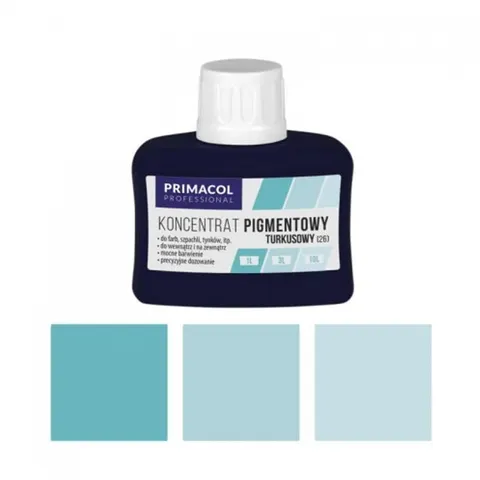PRIMACOL Pigment do farb i tynków turkusowy 80 ml – nr 26