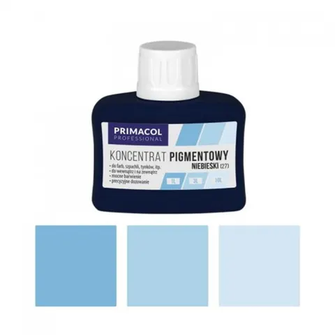 PRIMACOL Pigment do farb i tynków niebieski 80 ml – nr 27