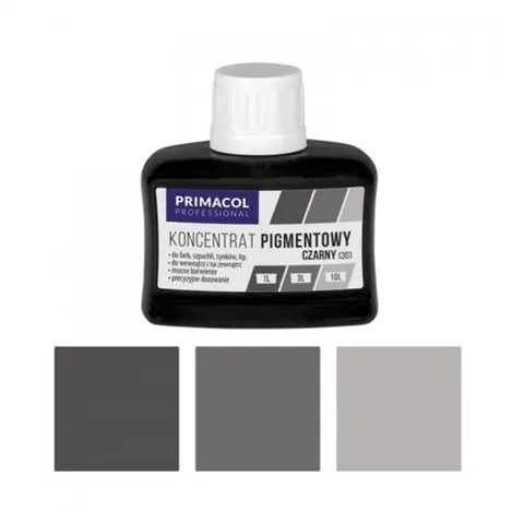 PRIMACOL Pigment do farb i tynków czarny 80 ml – nr 30
