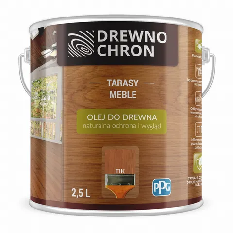 Drewnochron Olej do drewna Tik 2,5L
