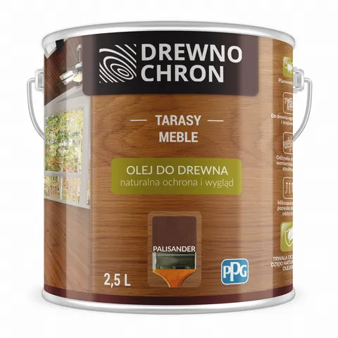 Drewnochron Olej do drewna Palisander 2,5L