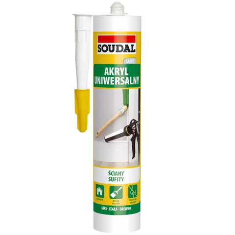 SOUDAL Akryl 280ml szary