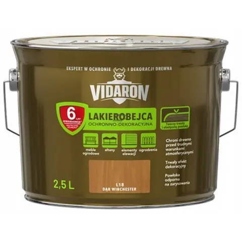 VIDARON LAKIEROBEJCA DO DREWNA L18 DĄB WINCHESTER 2,5L
