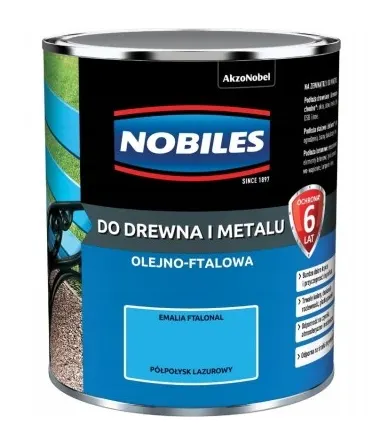 Emalia Nobiles Ftalonal lazurowy półpołysk 0,7L