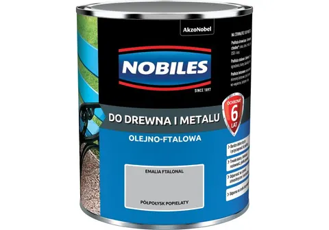 Emalia Nobiles Ftalonal popielaty półpołysk 0,7L