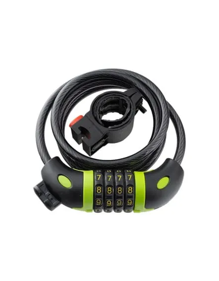 GERDA Zapięcie rowerowe szyfrowe linka KOMBO FLEX 1200/8C