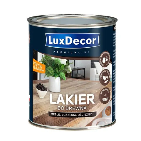 LUXDECOR Lakier do drewna połysk 0,75L