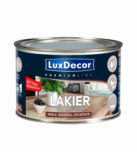 LUXDECOR Lakier do drewna satyna 0,4L