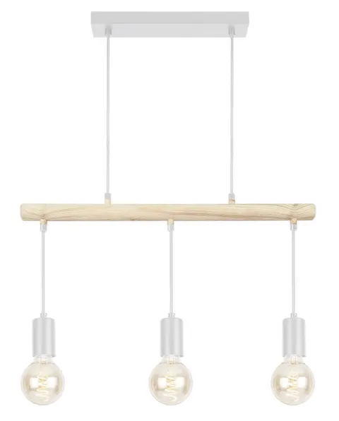 CANDELLUX Lampa wisząca IZZY 3x60W BIAŁA