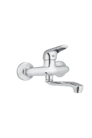 LIVENO Bateria umywalkowa ścienna AQUA
