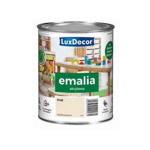 LUXDECOR Emalia akrylowa waniliowy krem 0,75L MAT
