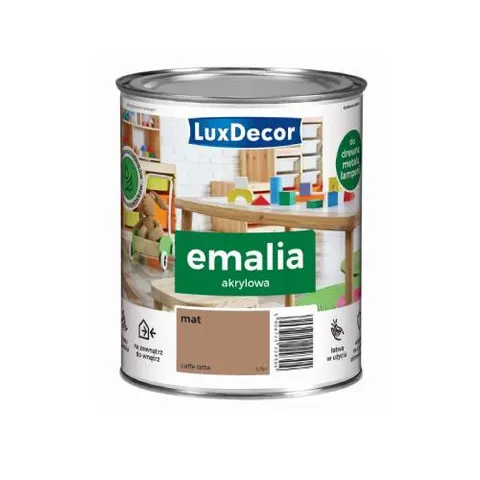 LUXDECOR Emalia akrylowa caffe latte 0,75L MAT