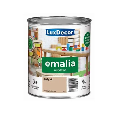 LUXDECOR Emalia akrylowa burza piaskowa 0,75L POŁYSK