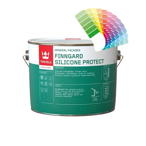 TIKKURILA Farba elewacyjna Finngard Silicone Protect baza AP 9L