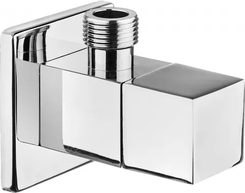 DEANTE Zawór kątowy z głowicą ceramiczną 1/2" - 3/8" kwadratowy chrom VFA_B62S *