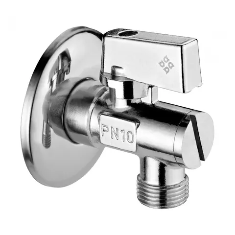 DEANTE Zawór kątowy kulowy 1/2" - 3/8" chrom VFA_B62M *
