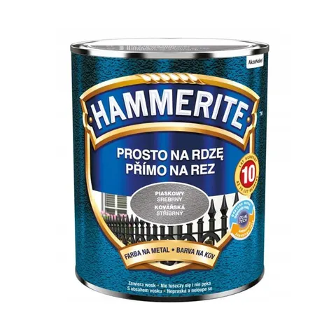 HAMMERITE Farba na rdzę Piaskowy Srebrny 0,7L