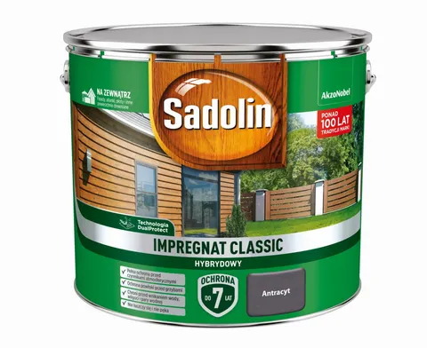 Sadolin Impregnat Classic Hybrydowy Antracyt 2,5L