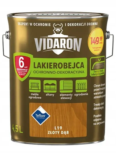 VIDARON Lakierobejca Złoty Dąb L19 4,5L