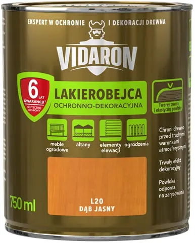VIDARON Lakierobejca Dąb Jasny L20 0,75L