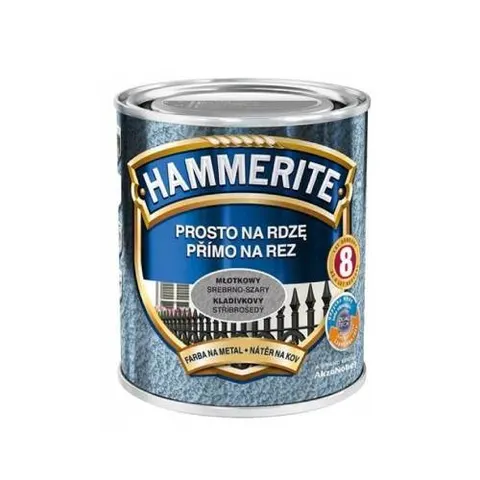 HAMMERITE Farba na rdzę Młotkowy Srebrno-Szary 0,7L