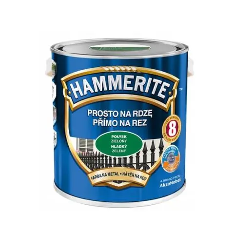 HAMMERITE Farba na rdzę Połysk Zielony 0,7L