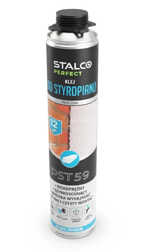 STALCO Pianoklej do styropianu pistoletowy 750 ml