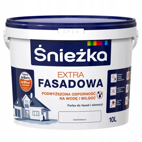 Farba Śnieżka Extra Fasadowa BIAŁA 5L