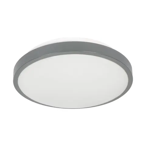 SELENE plafon 2xE27, max. 2x60W, czujnik mikrofalowy, IP54, szary