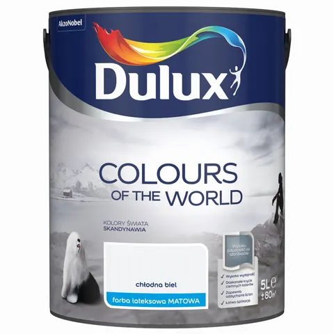 DULUX Kolory Świata chłodna biel 5L