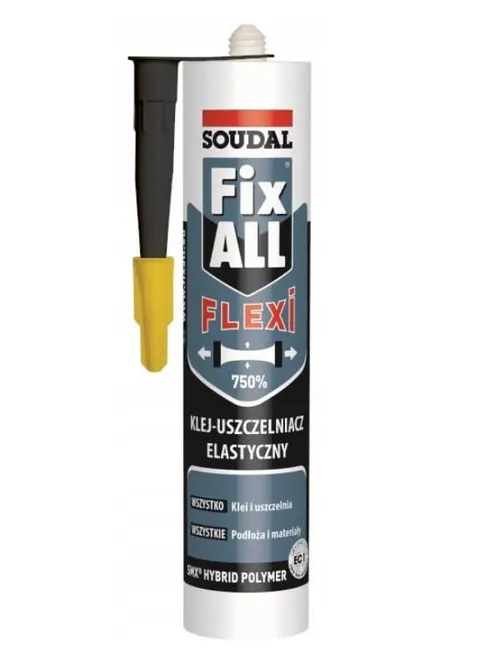 SOUDAL FIX ALL FLEXI 290ML CZARNY klej, uszczelniacz