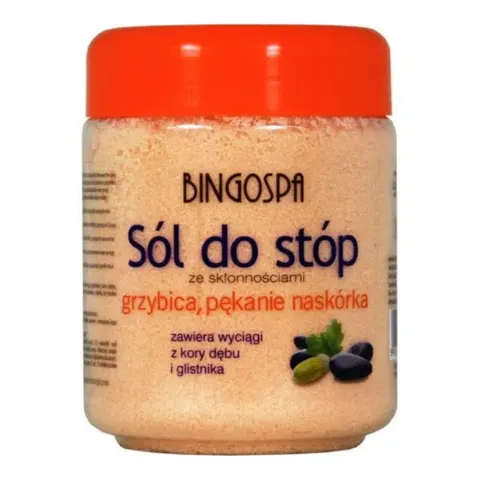 BINGO SPA Sól do STÓP na grzybice i pękający naskórek, 550 g