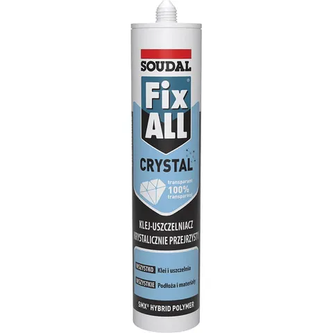 Klej, uszczelniacz SOUDAL Fix All Crystal, 290ml