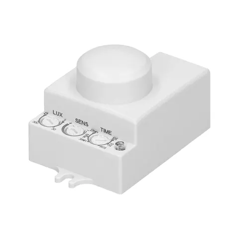 Mikrofalowy czujnik ruchu, mini, 360°/180°, IP20, 1200W
