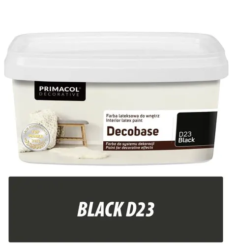 PRIMACOL Farba Decobase 1 l black D23