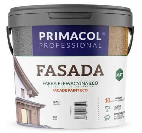 Farba Primacol Fasada Eco 9 l biały