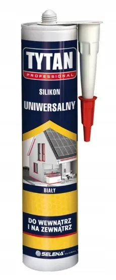 Tytan Silikon uniwersalny biały 280ml