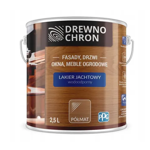 DREWNOCHRON Lakier jachtowy półmat 2,5L