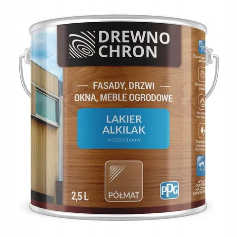 Drewnochron Alkilak 2,5L Półmat lakier zewnętrzny